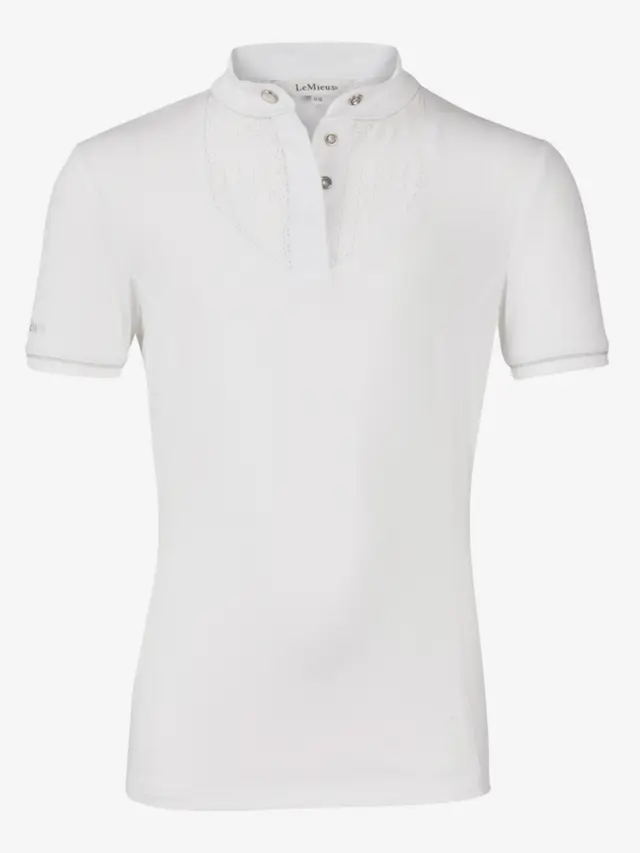 LeMieux Young Rider Belle Show Shirt White