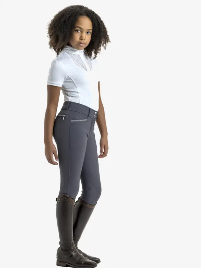LeMieux Young Rider Belle Show Shirt White