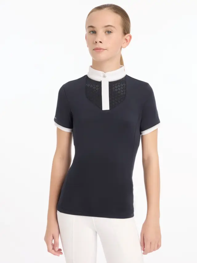 LeMieux Young Rider Belle Show Shirt Navy