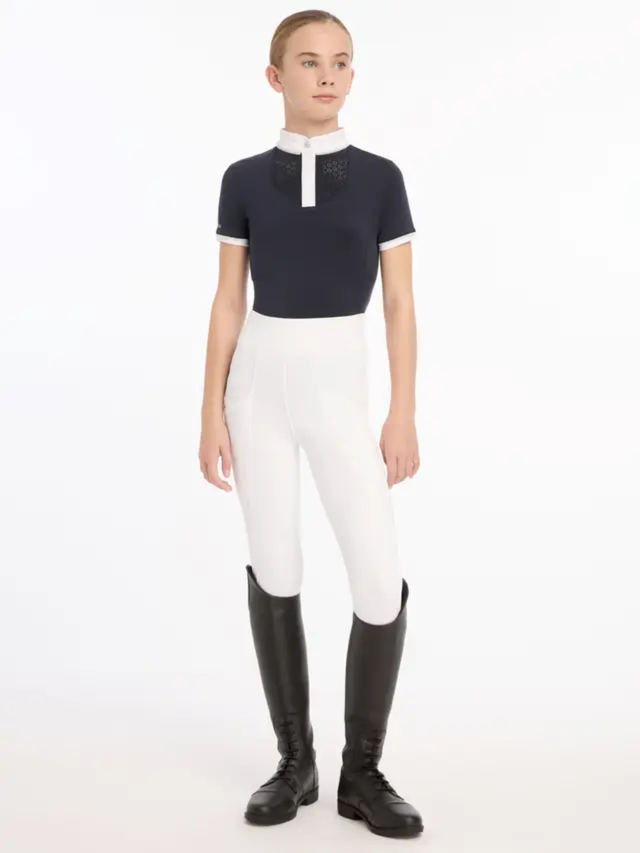 LeMieux Young Rider Belle Show Shirt Navy