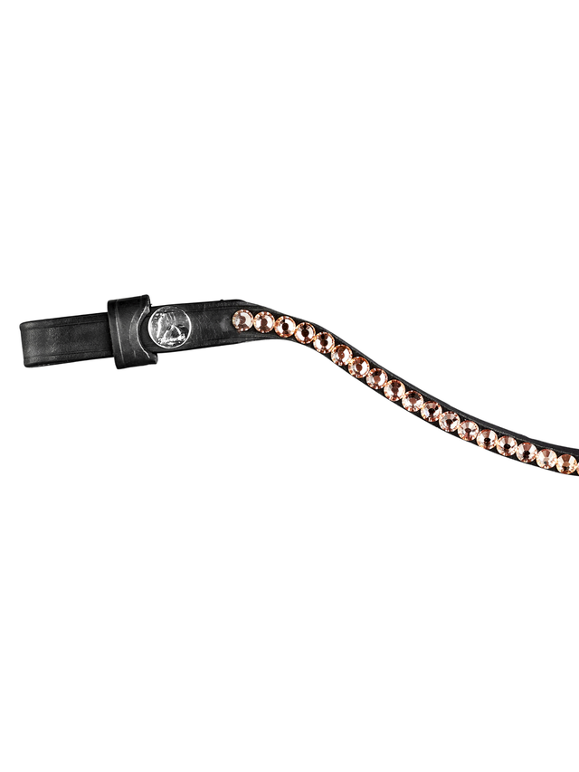 Finesse Crystal Browband Dark Red