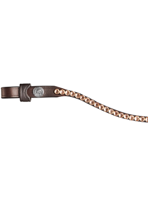 Finesse Crystal Browband Dark Red