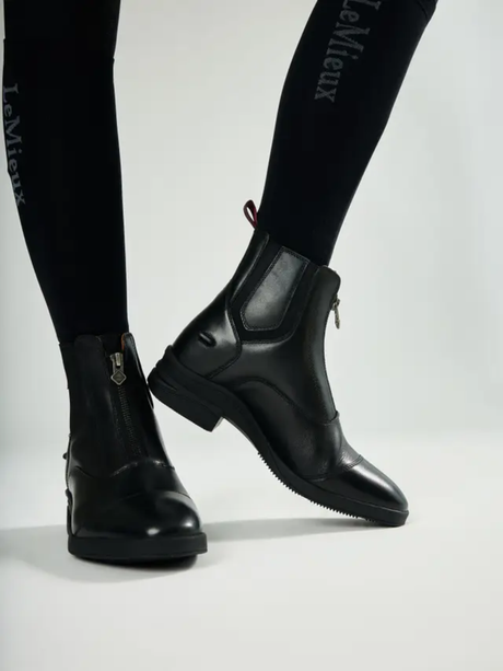 LeMieux Zip Paddock Boot Black