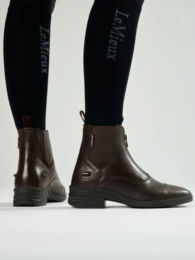 LeMieux Zip Paddock Boot Brown
