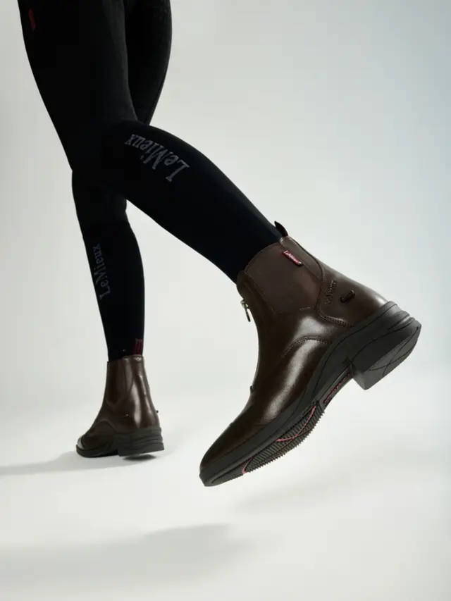 LeMieux Zip Paddock Boot Brown