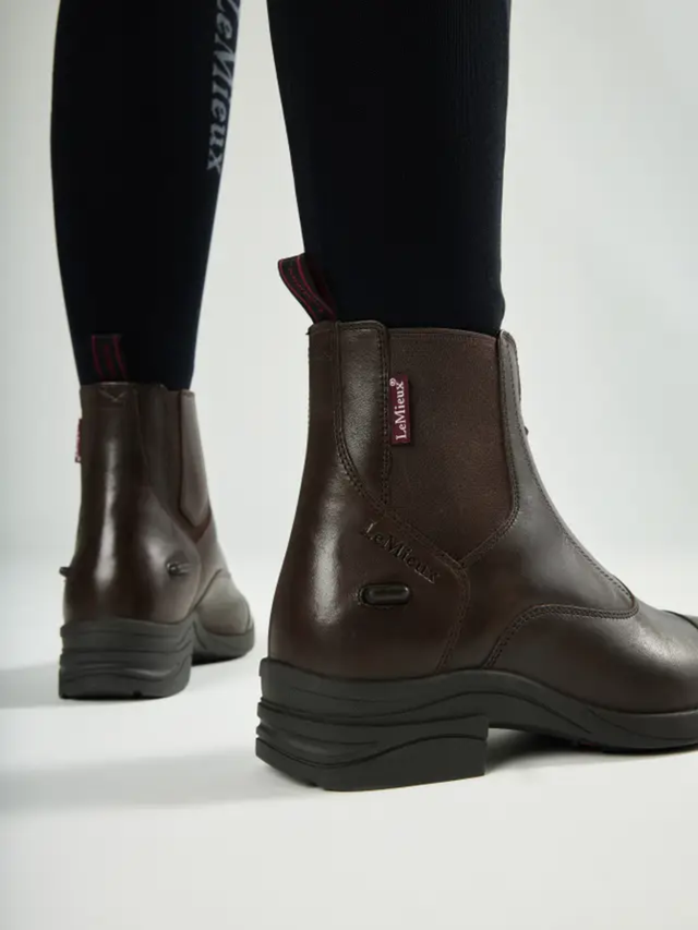 LeMieux Zip Paddock Boot Brown