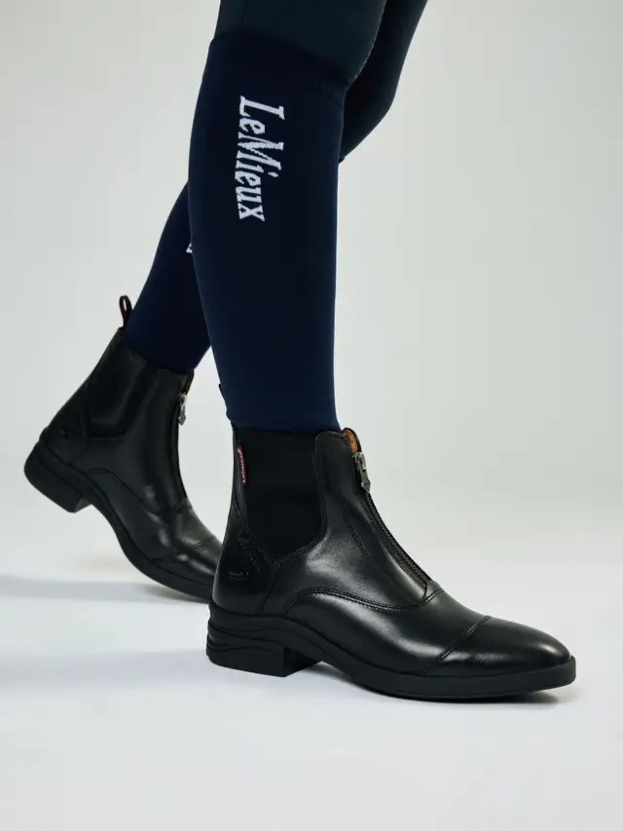 LeMieux New Junior Zip Paddock Boot Black