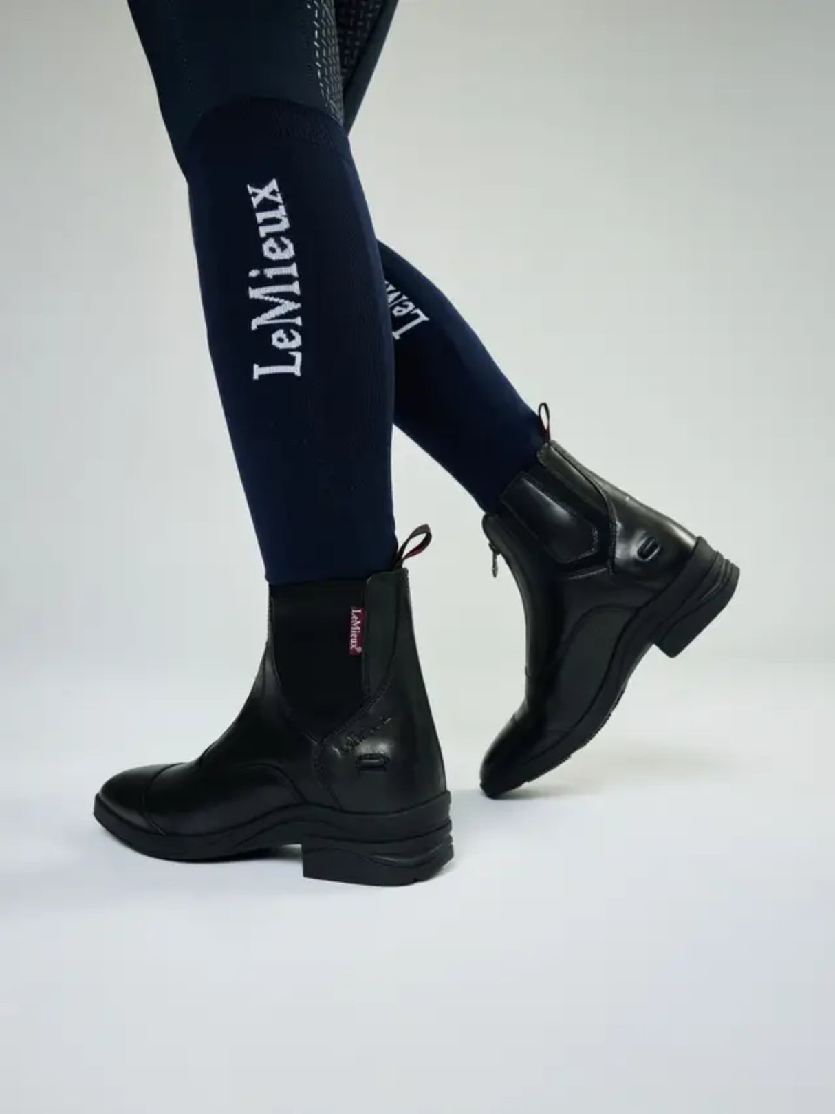 LeMieux New Junior Zip Paddock Boot Black