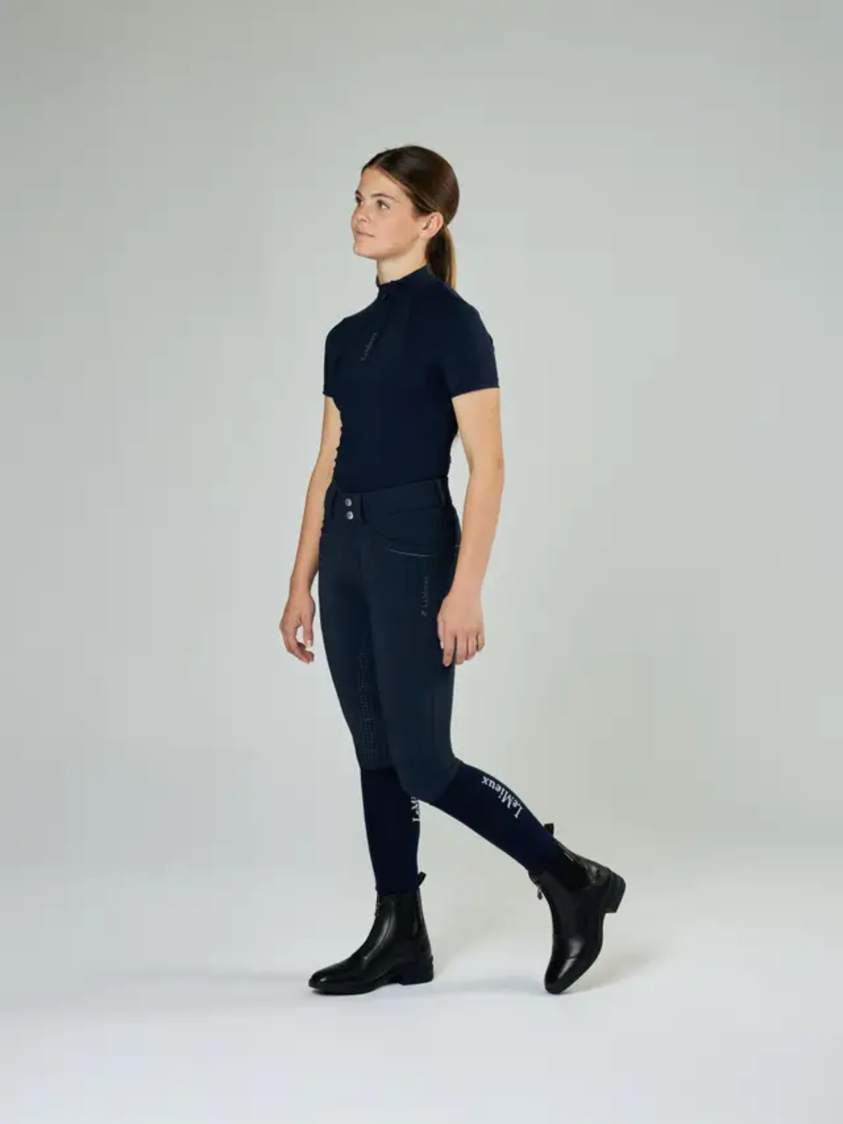 LeMieux New Junior Zip Paddock Boot Black