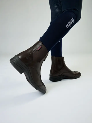 LeMieux New Junior Zip Paddock Boot Brown