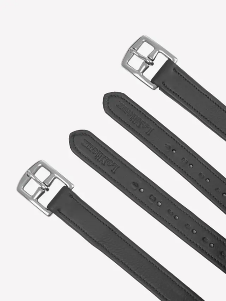 LeMieux Childrens Stirrup Leathers Black