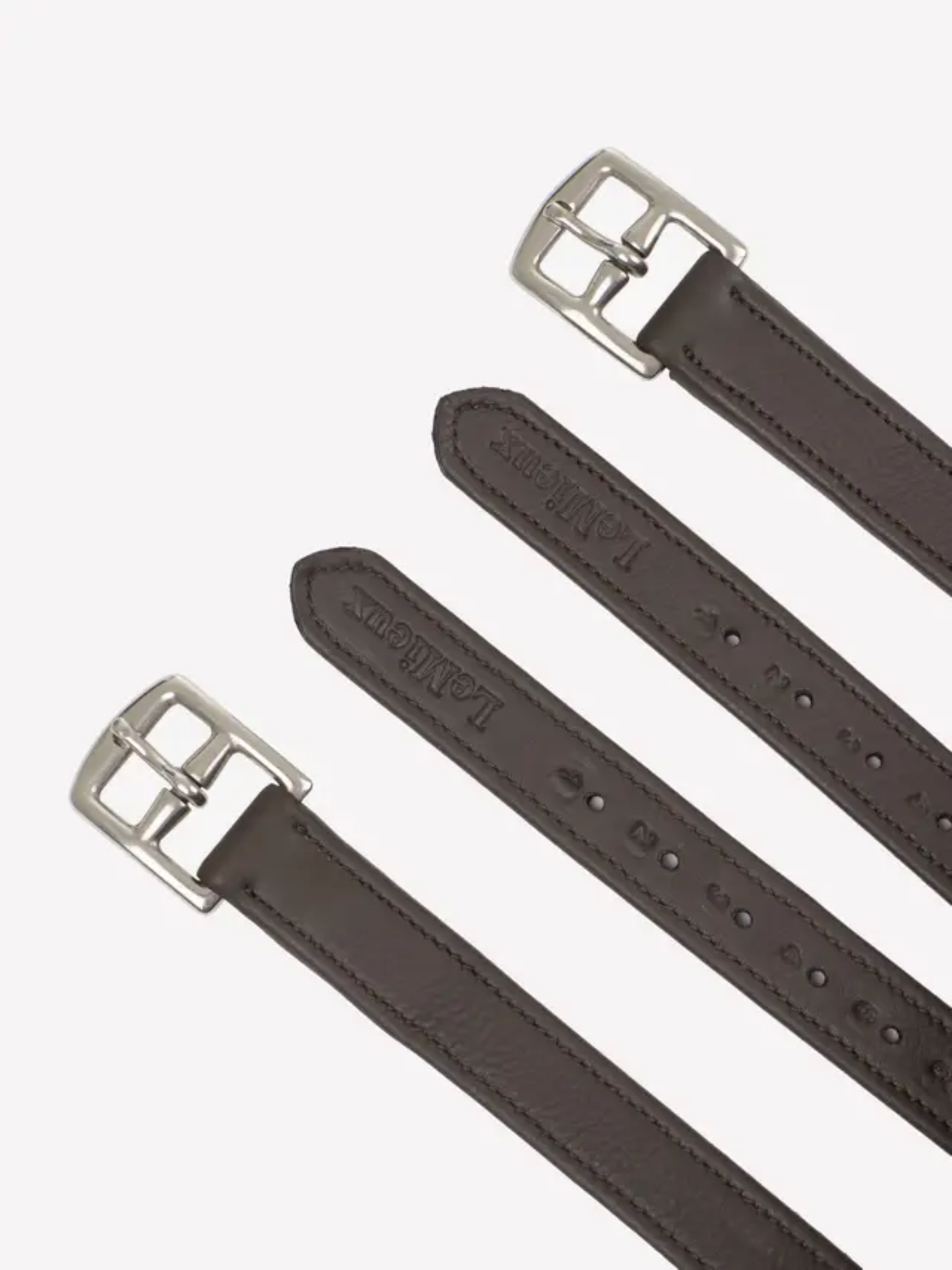 LeMieux Childrens Stirrup Leathers Brown