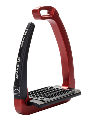 Acavallo Rel-X 180 Stirrups Crimson Red