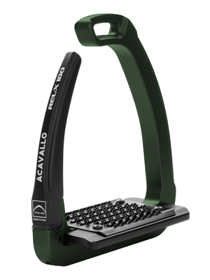 Acavallo Rel-X 180 Stirrups Hunter Green