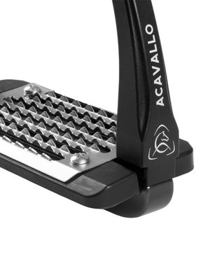 Acavallo Rel-X Easy Stirrups Junior Charcoal