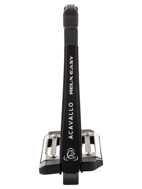 Acavallo Rel-X Easy Stirrups Charcoal
