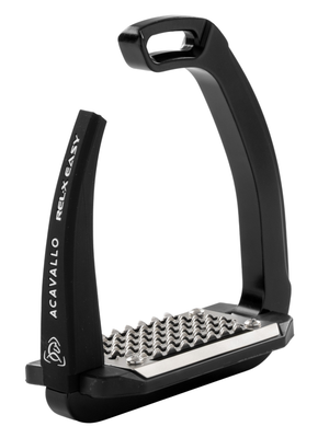 Acavallo Rel-X Easy Stirrups Black