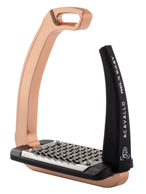 Acavallo Rel-X Easy Stirrups Rose Gold