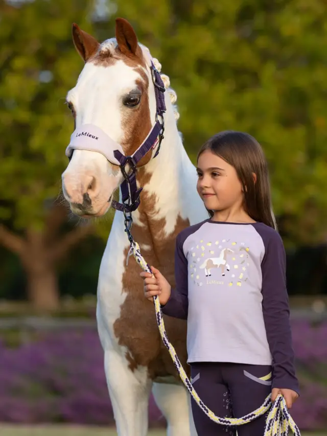 LeMieux Mini Jamie Lemon Long Sleeve Top Lilac