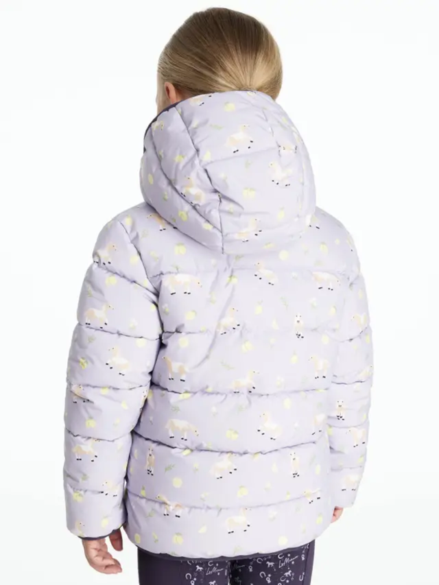 LeMieux Mini Printed Lilo Puffer Jacket Lilac