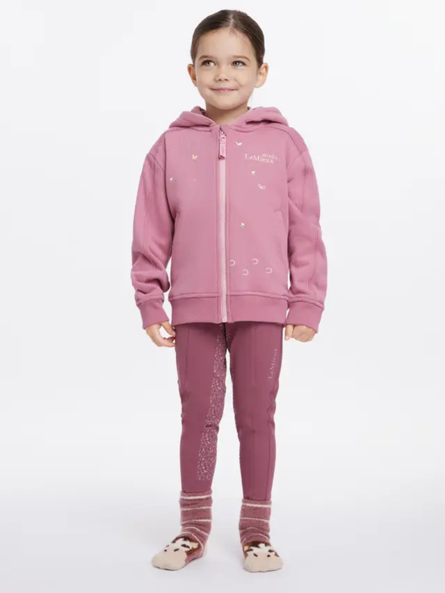 LeMieux Mini Charlie Zip Through Hoodie Peony