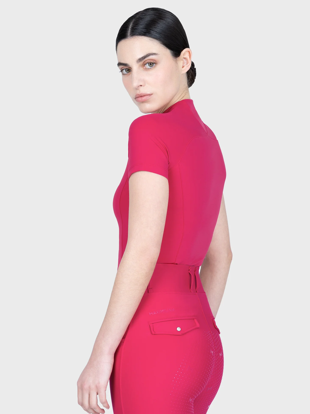 Maximilian Origin Short Sleeve Base Layer Cranberry