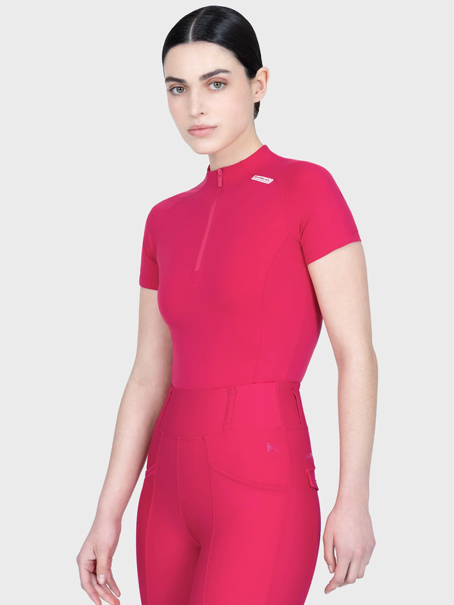 Maximilian Origin Short Sleeve Base Layer Cranberry