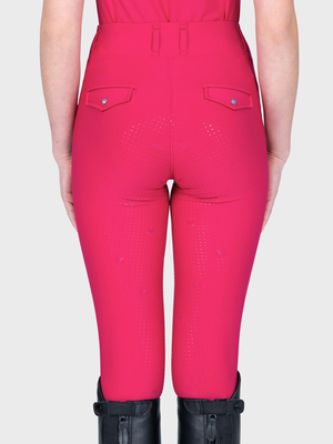 Maximilian Young Rider Pro Riding Leggings Cranberry