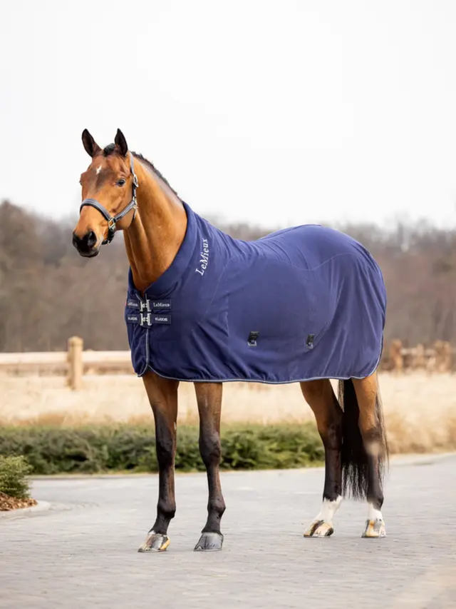LeMieux Kudos Fleece Cooler Rug Navy