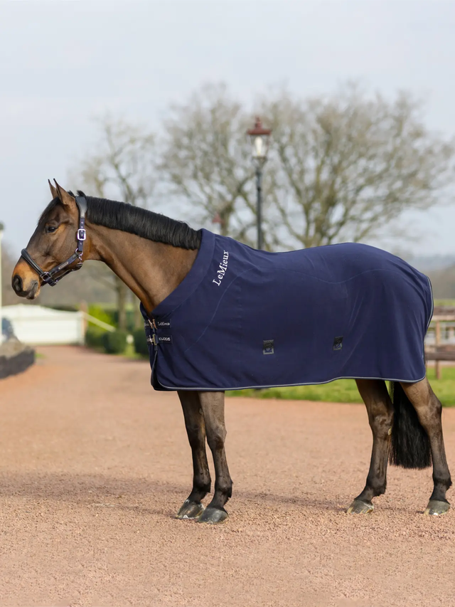 LeMieux Kudos Fleece Cooler Rug Navy