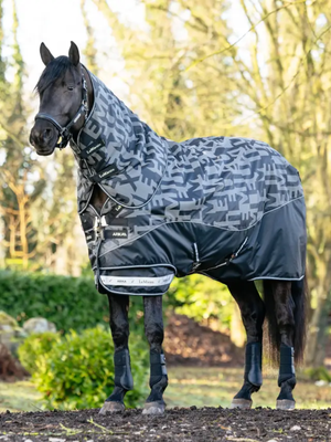 LeMieux Arika Reflective 100g Turnout Rug Black