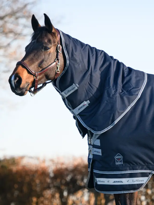 LeMieux Arika Stable-Tek Neck Cover 50g Navy