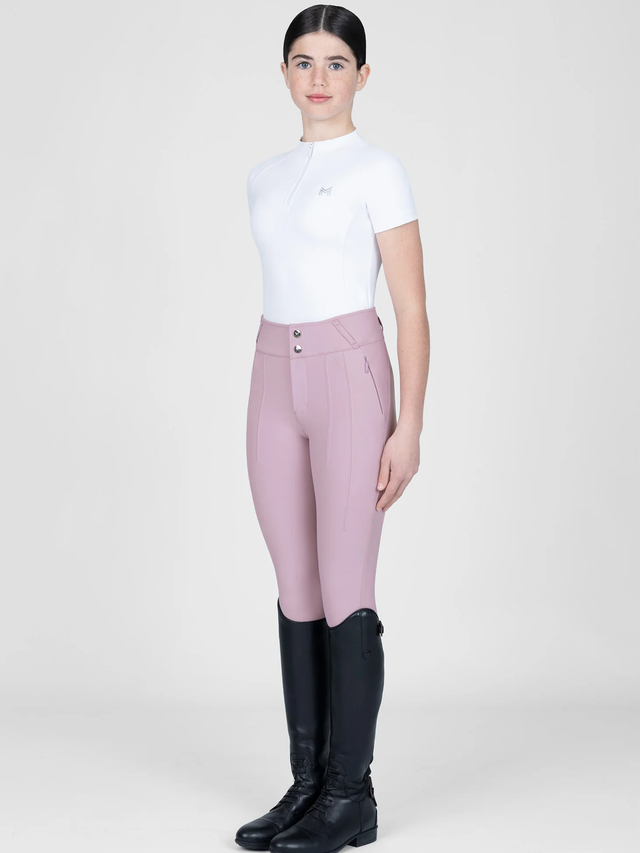Maximilian Young Rider Nora Short Sleeve Base Layer White