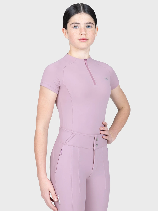 Maximilian Young Rider Nora Short Sleeve Base Layer Mauve