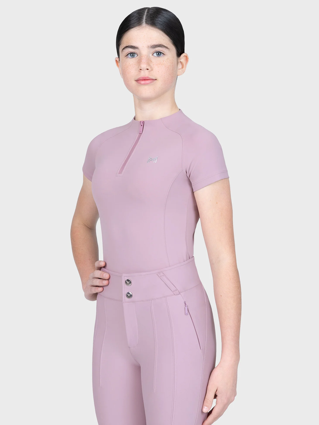 Maximilian Young Rider Nora Short Sleeve Base Layer Mauve