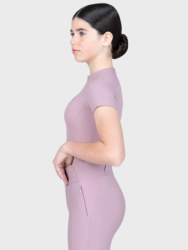 Maximilian Young Rider Nora Short Sleeve Base Layer Mauve