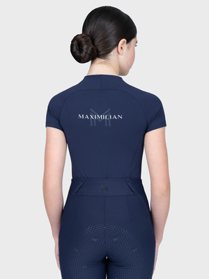 Maximilian Young Rider Nora Short Sleeve Base Layer Navy