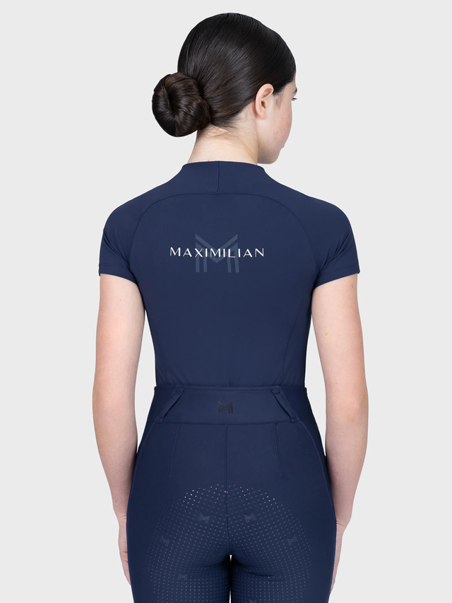 Maximilian Young Rider Nora Short Sleeve Base Layer Navy