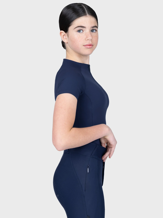 Maximilian Young Rider Nora Short Sleeve Base Layer Navy