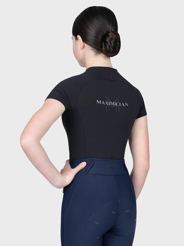 Maximilian Young Rider Nora Short Sleeve Base Layer Black