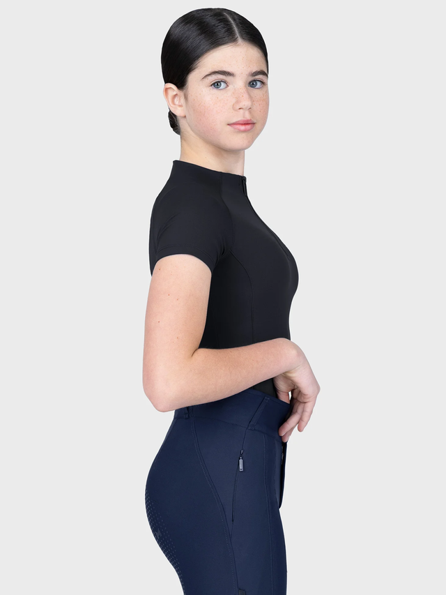Maximilian Young Rider Nora Short Sleeve Base Layer Black