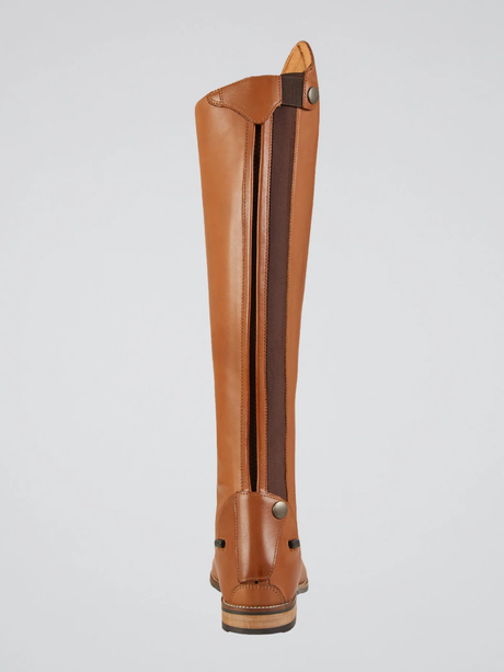Premier Equine Maurizia Ladies Lace Front Leather Riding Boots Cognac