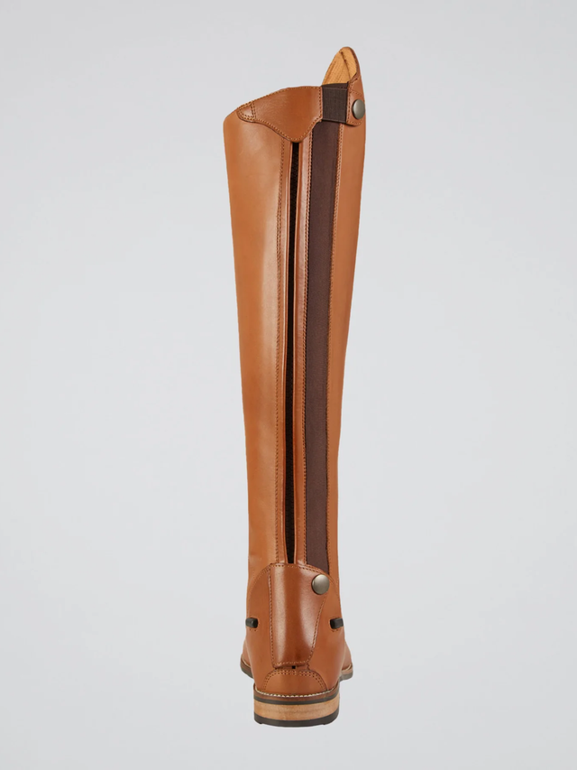 Premier Equine Maurizia Ladies Lace Front Leather Riding Boots Cognac