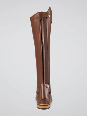 Premier Equine Maurizia Ladies Lace Front Leather Riding Boots Brown