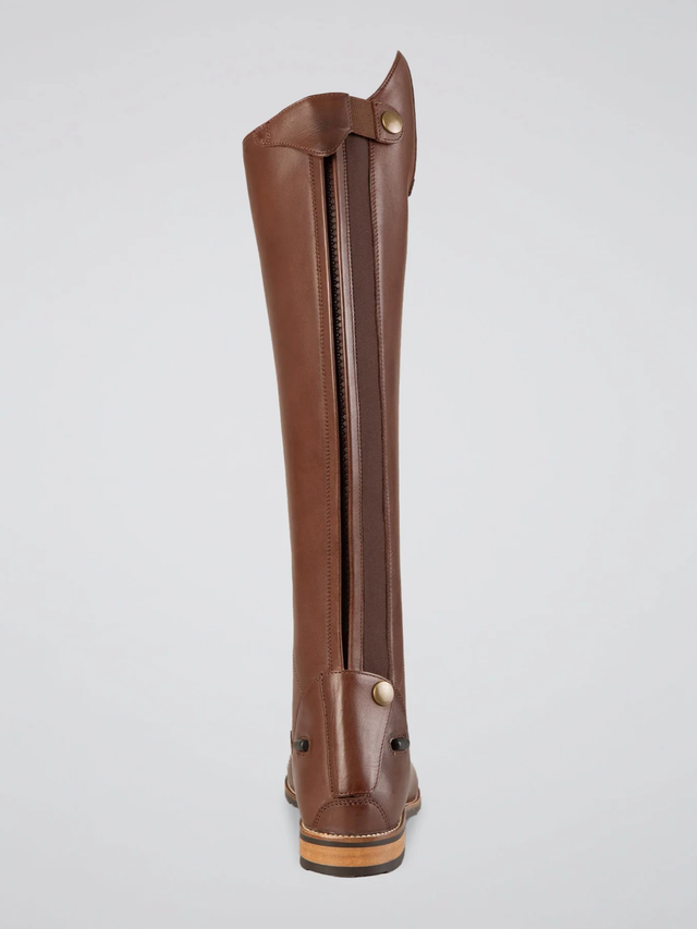 Premier Equine Maurizia Ladies Lace Front Leather Riding Boots Brown