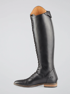 Premier Equine Maurizia Ladies Lace Front Leather Riding Boots Black