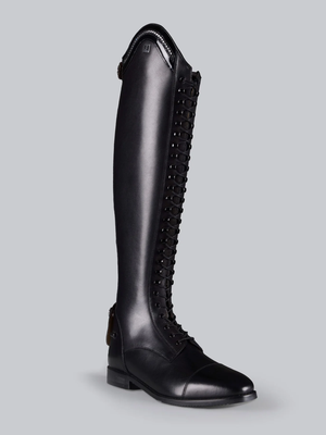 Premier Equine Astra Womens Lace Front Leather Riding Boots Black