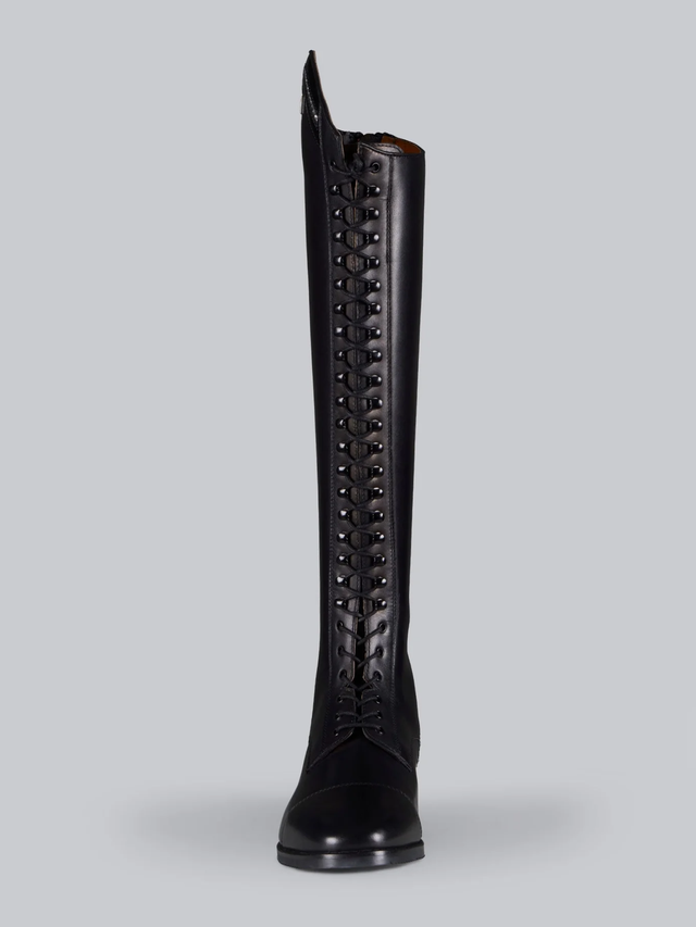 Premier Equine Astra Womens Lace Front Leather Riding Boots Black