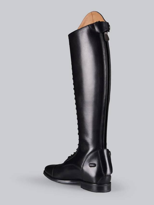 Premier Equine Astra Womens Lace Front Leather Riding Boots Black