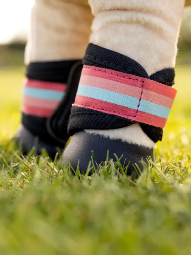 LeMieux Harlow Toy Pony Grafter Boots Coral Crush